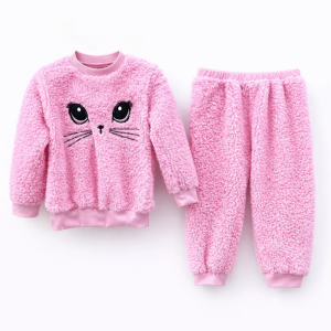 Kedi Desenli Pembe alt üst takım